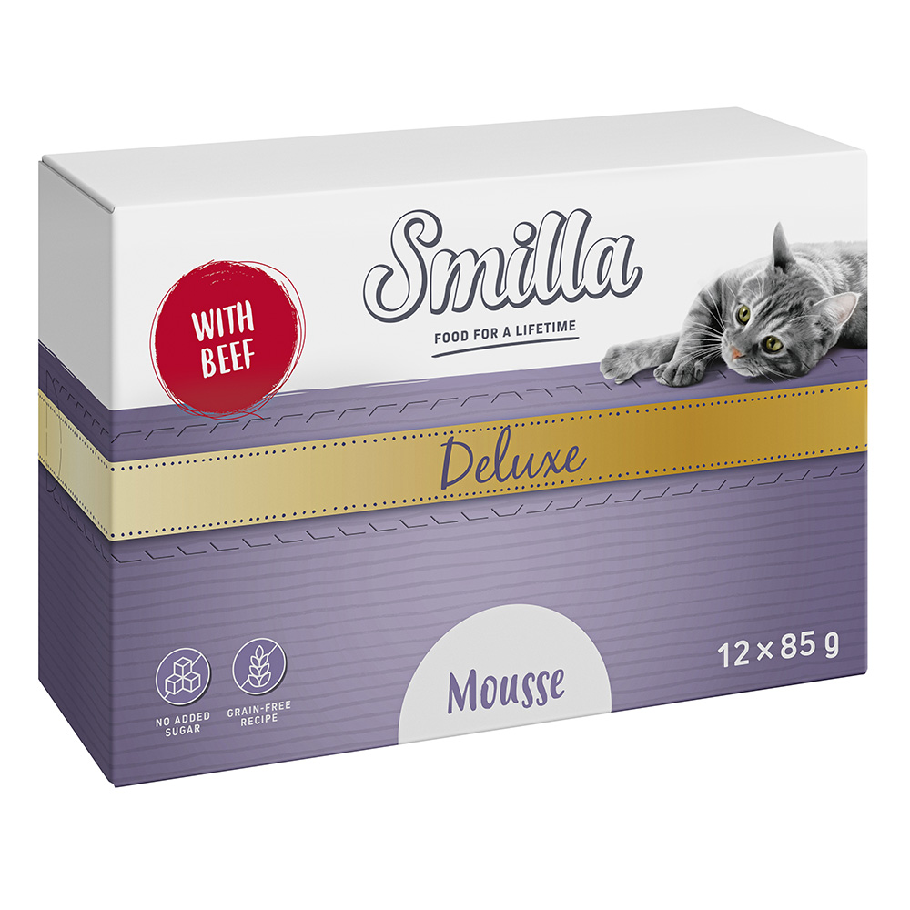 Smilla Deluxe Häppchen 48 x 85 g zum Sonderpreis! - Mousse mit Rind und Thymian von Smilla