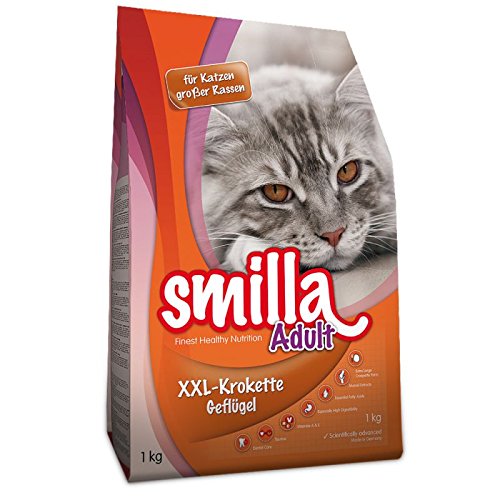 Smilla Erwachsene XXL mit Geflügel 10 kg. Eine Gesunde ausgewogenen Katzenfutter von Smilla