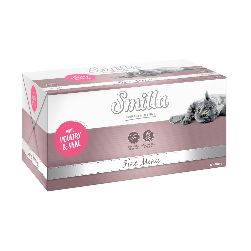 Smilla Schale Fine Menu 24 x 100 g - Geflügel & Kalb von Smilla