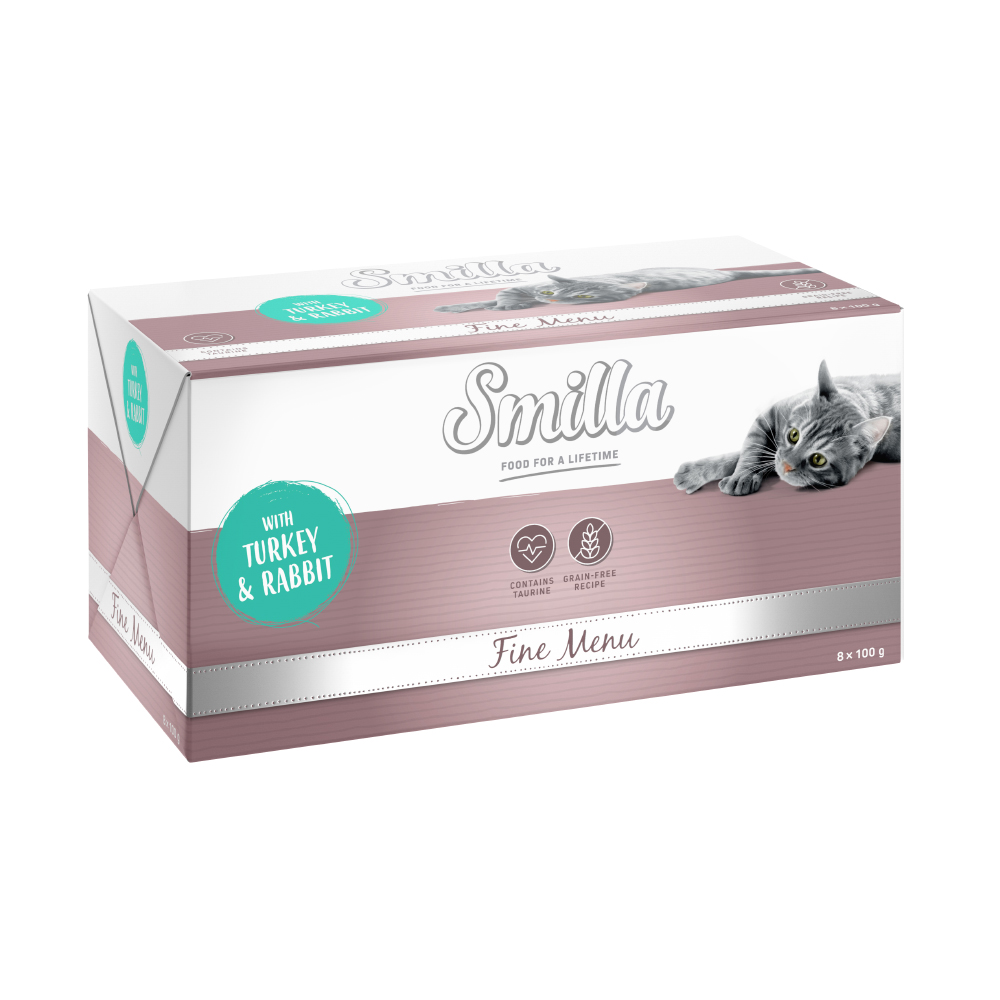 Smilla Schale Fine Menu 24 x 100 g - Pute & Kaninchen von Smilla