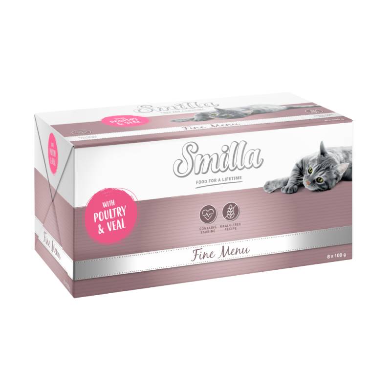 Smilla Fine Menu 8 x 100 g - Geflügel & Kalb von Smilla