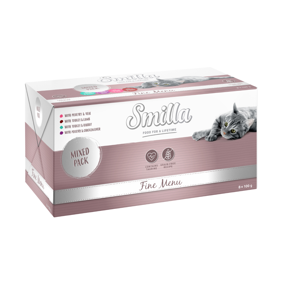 Smilla Schale Fine Menu 8 x 100 g - Mixpaket (4 Sorten) von Smilla