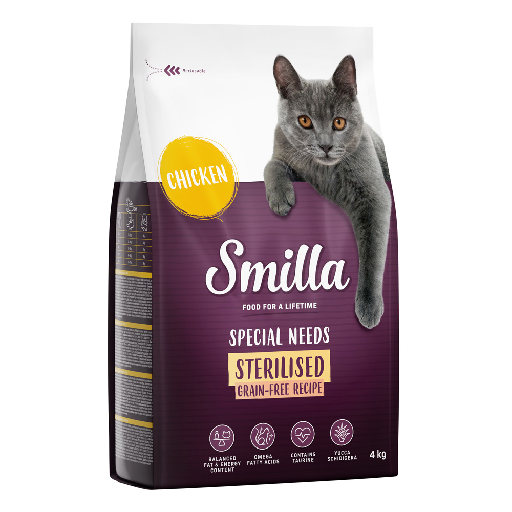 Smilla Getreidefreie Rezeptur Sterilised mit Huhn - 4 kg von Smilla