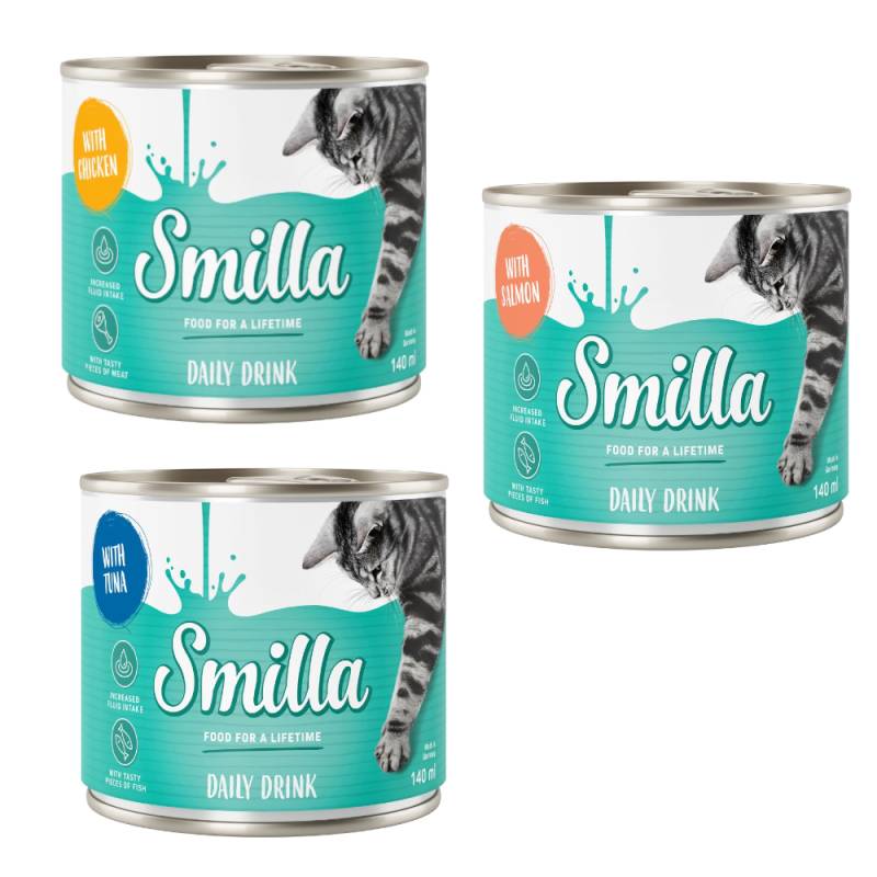 Smilla Soup Daily Drink 24 x 140 ml - Mixpaket (3 Sorten) von Smilla