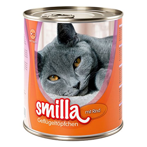 Smilla Tender Geflügel Katzenfutter mit Rind. Eine Gesunde gut ausgewogene von Smilla