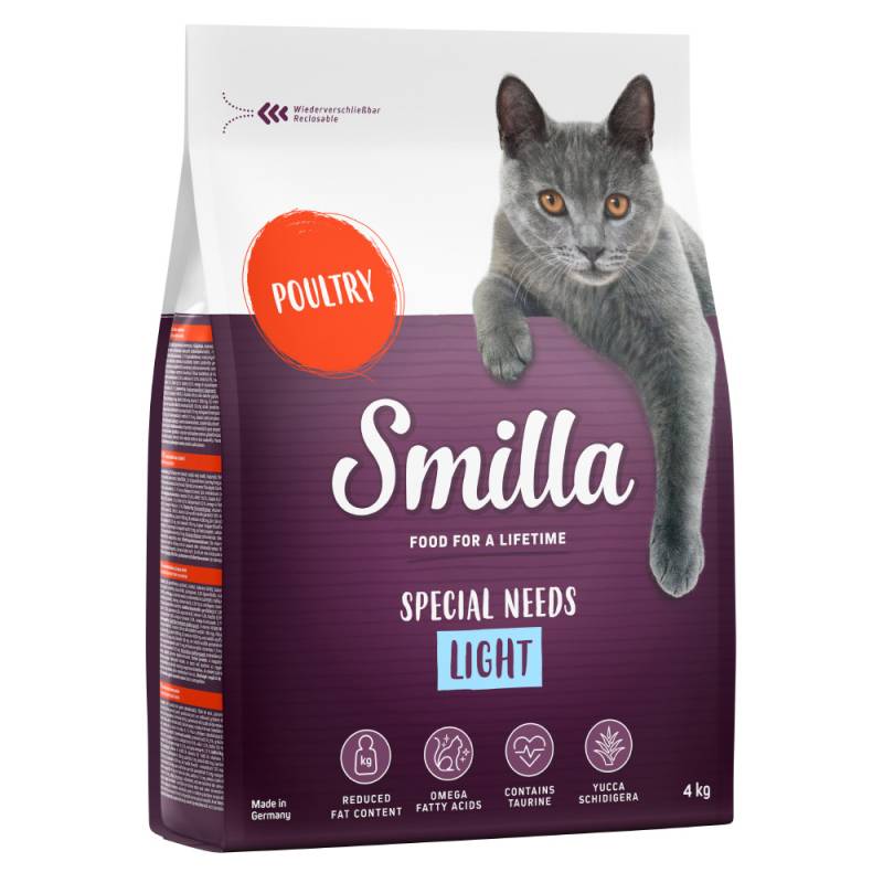 Smilla Trockenfutter 4 kg zum Sonderpreis! - Adult Light Geflügel von Smilla