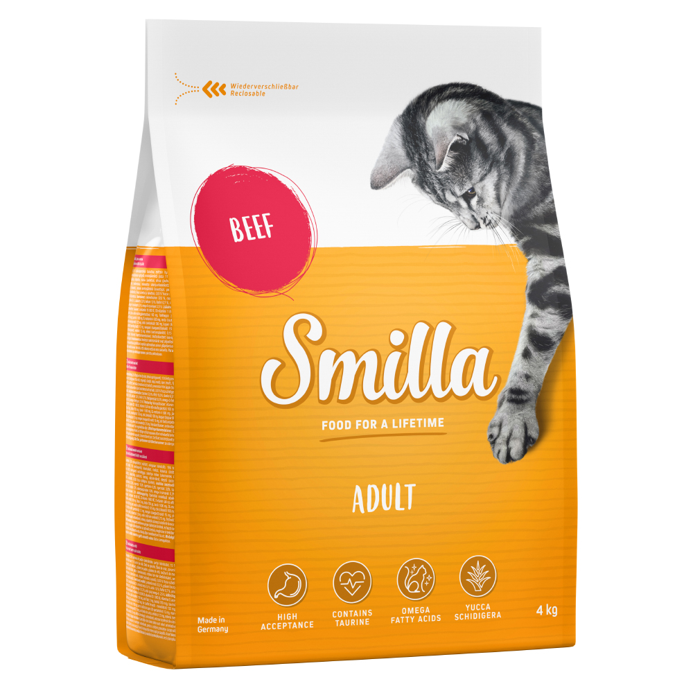 Smilla Trockenfutter 4 kg zum Sonderpreis! - Adult Rind von Smilla