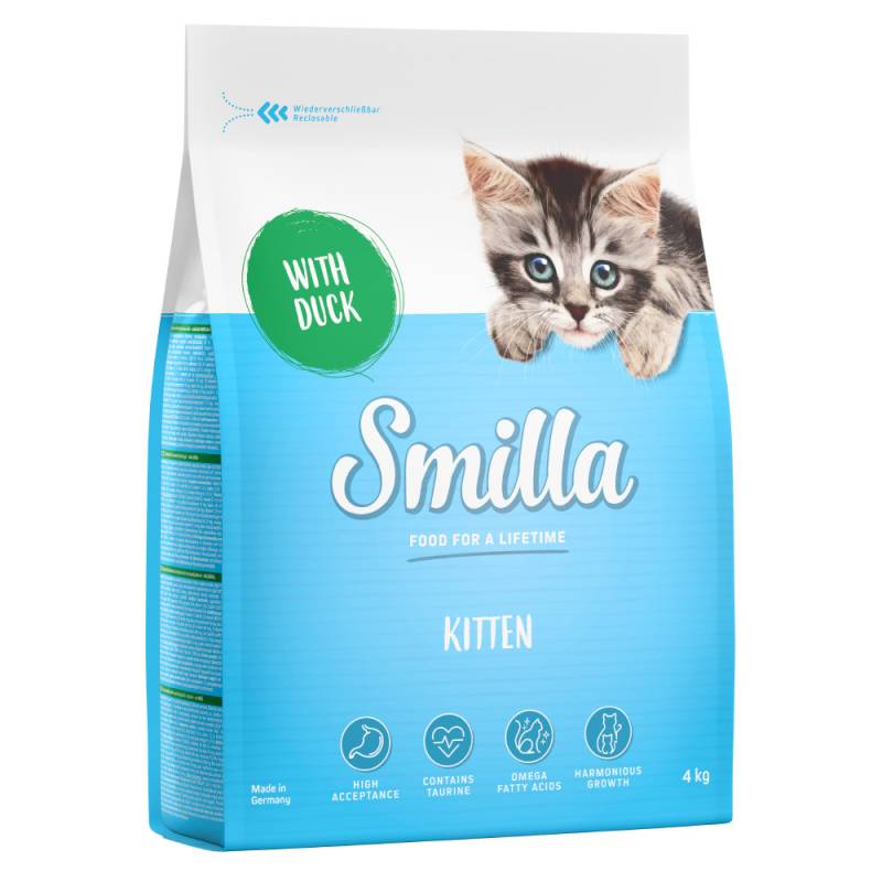 Smilla Trockenfutter 4 kg zum Sonderpreis! - Kitten Ente von Smilla