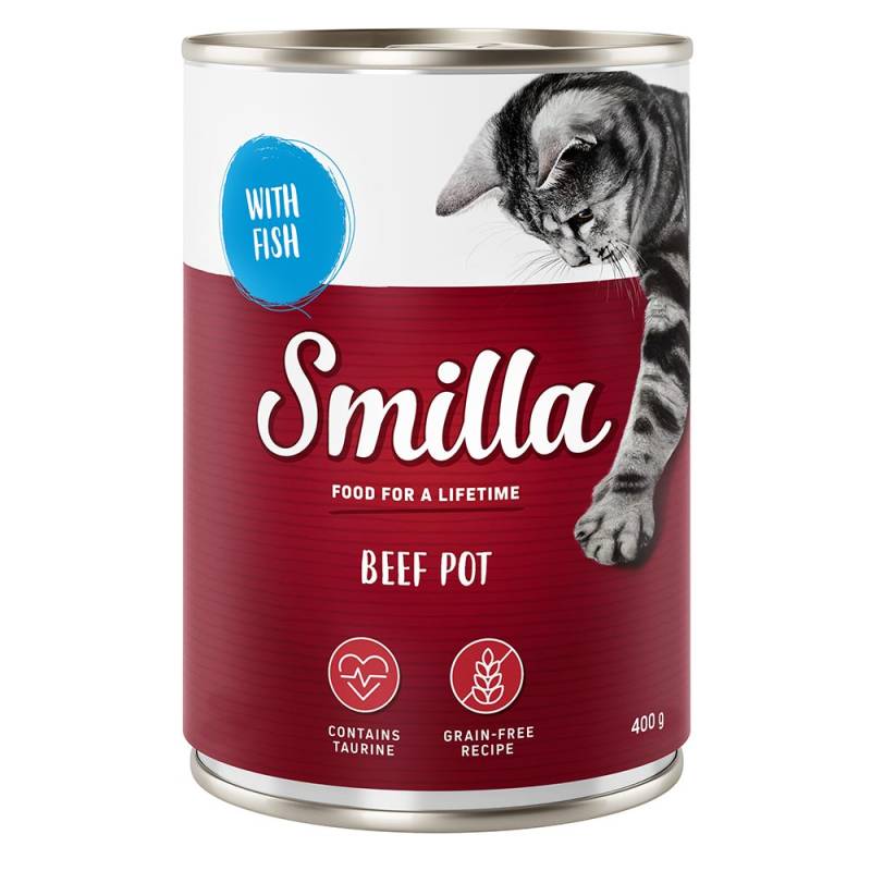 Sparpaket Smilla Rindtöpfchen 24 x 400 g - Fisch von Smilla