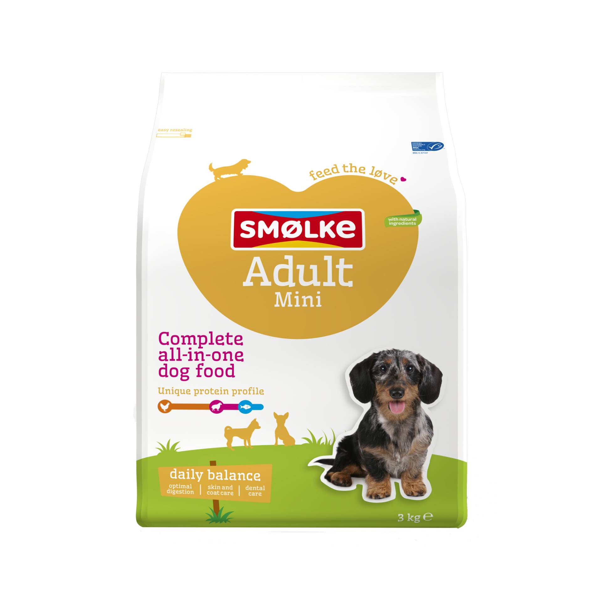 Smølke Hund Adult Mini Hundefutter - 3 kg von Smølke