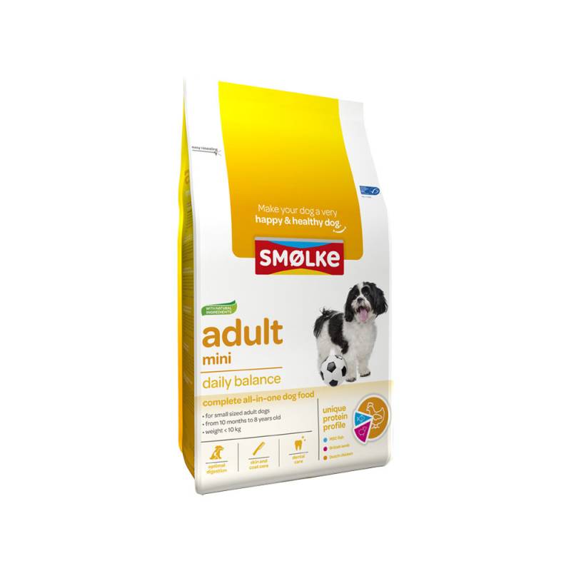 Smølke Hund Adult Mini Hundefutter - 3 kg von Smølke