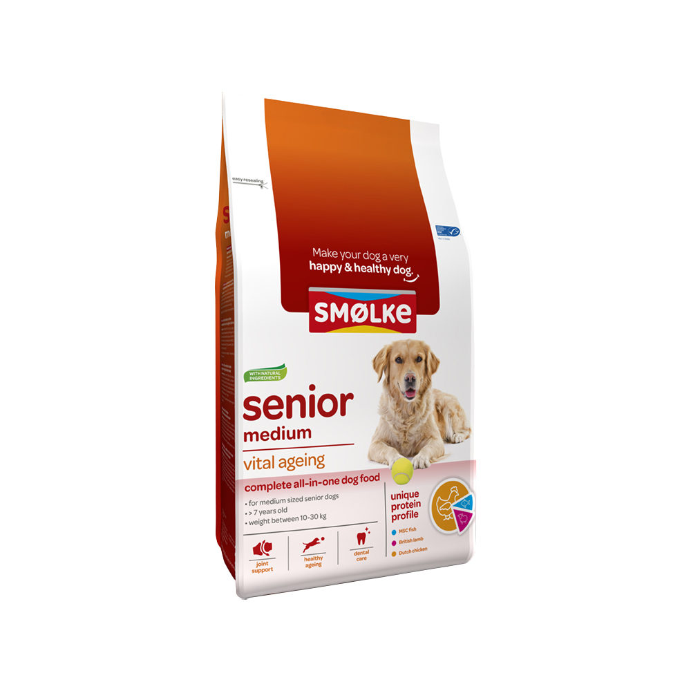 Smølke Hund Senior Medium - 12 kg von Smølke