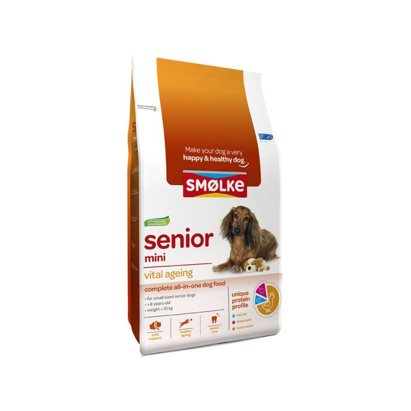 Smølke Hund Senior Mini Huhn - 3 kg von Smølke