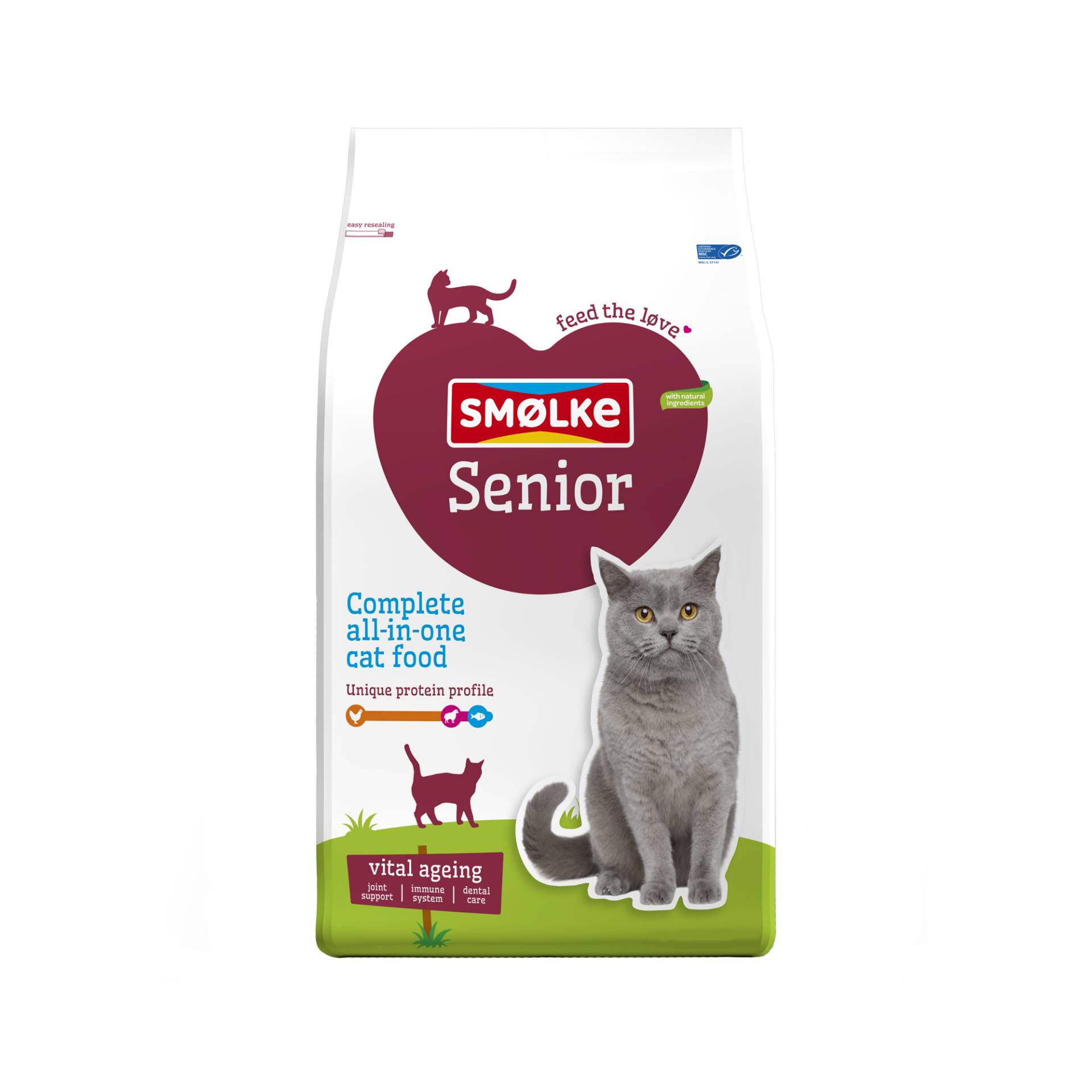 Smølke Senior Katzenfutter - 2 kg von Smølke