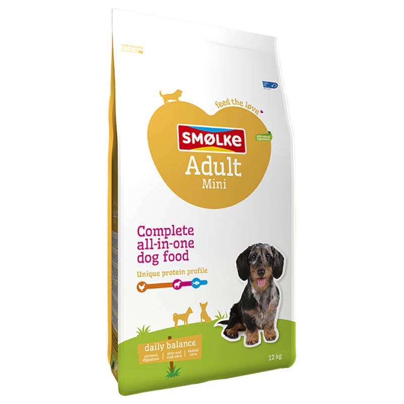 12 kg Smølke Trockenfutter zum Sonderpreis! - Adult Mini von Smolke