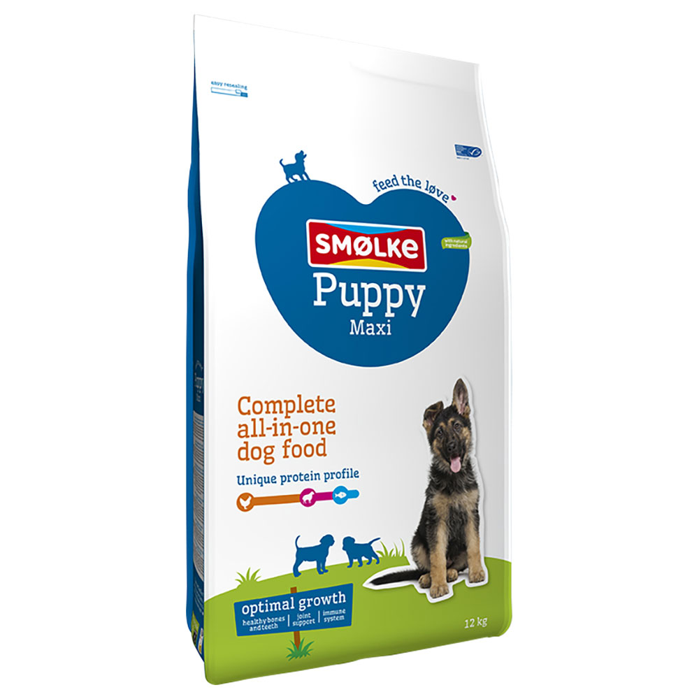 12 kg Smølke Trockenfutter zum Sonderpreis! - Puppy Maxi von Smolke