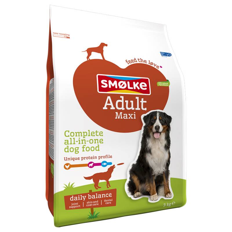 3 kg Smølke für Hunde zum Sonderpreis! - Adult Maxi von Smolke