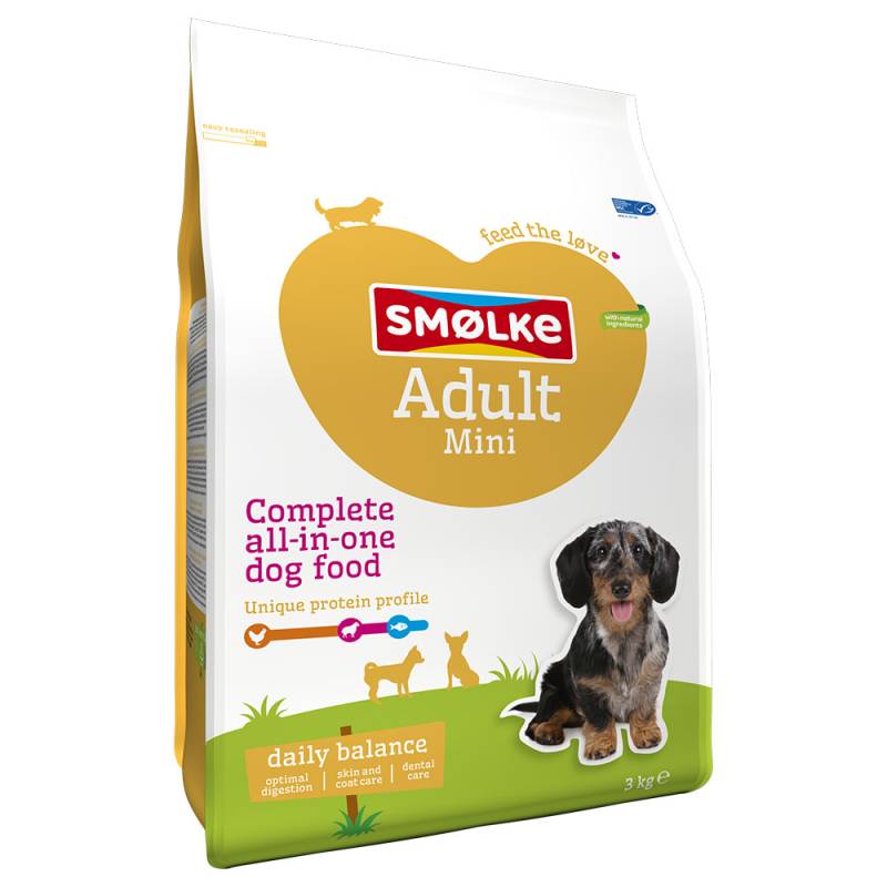 3 kg Smølke für Hunde zum Sonderpreis! - Adult Mini von Smolke