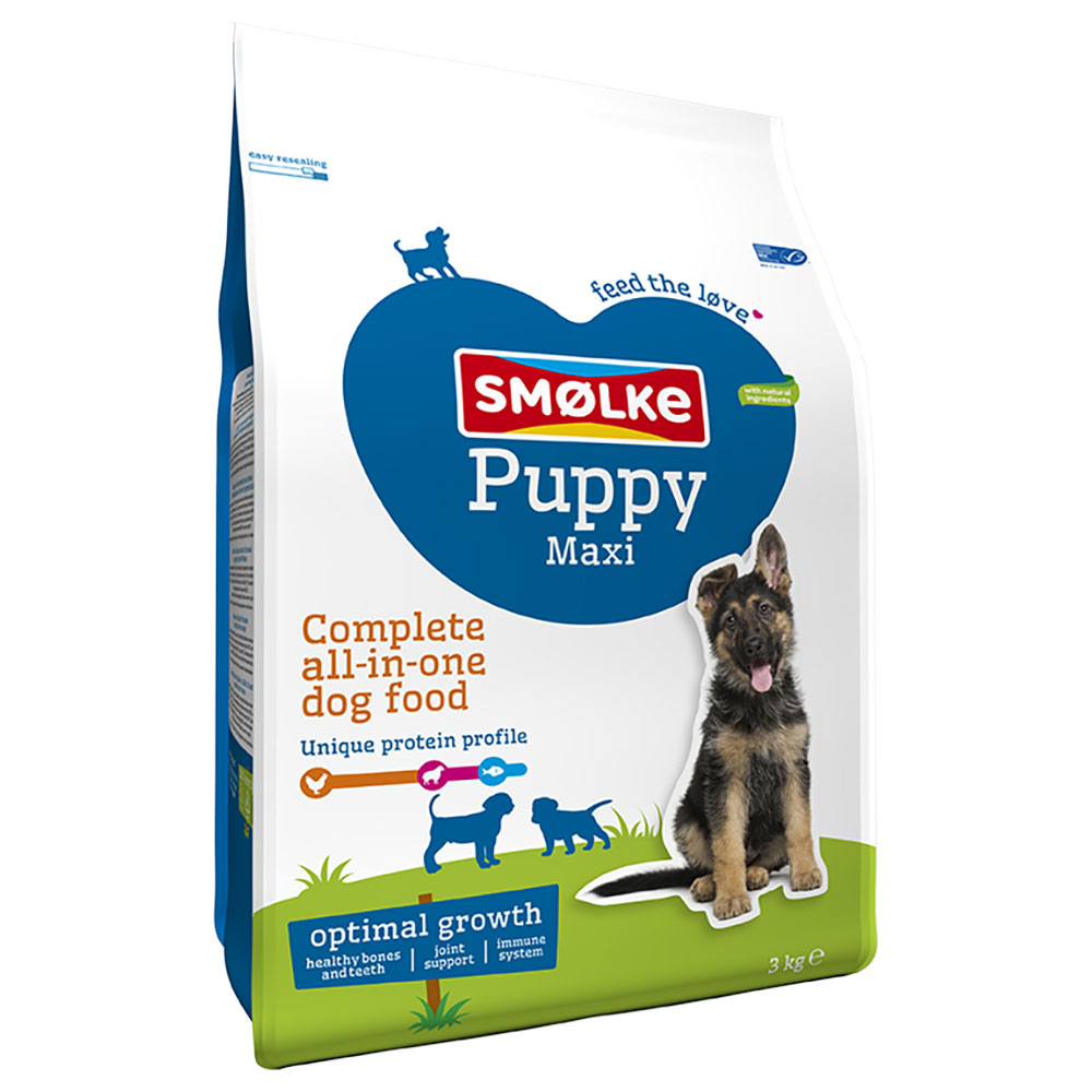 3 kg Smølke für Hunde zum Sonderpreis! - Puppy Maxi von Smolke