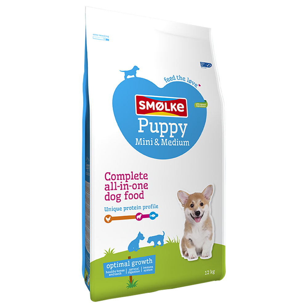 Smølke Puppy Mini-Medium - Sparpaket: 2 x 12 kg von Smolke