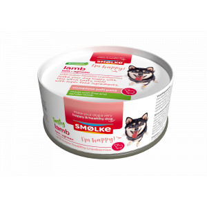 Smølke Soft Paté Lamm Hundefutter 2 x (24 x 125 g) von Smolke