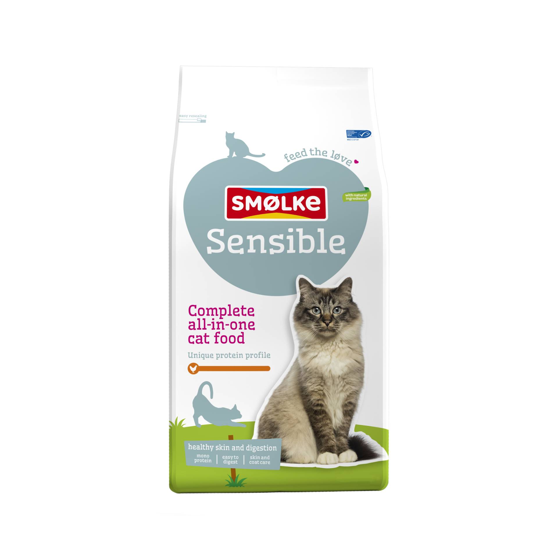 Smølke Sensible Katzenfutter - Huhn - 2 kg von Smølke