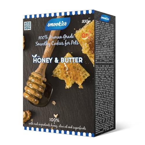 Smookies Honey & Butter, 200 Gram Snacks für Hunde, 1 Stück (1er Pack) von Smookies