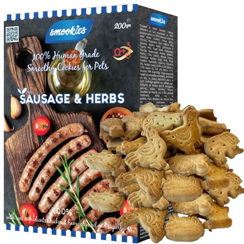 Smookies Sausage & Herbs, 200 Gram Snacks für Hunde von Smookies