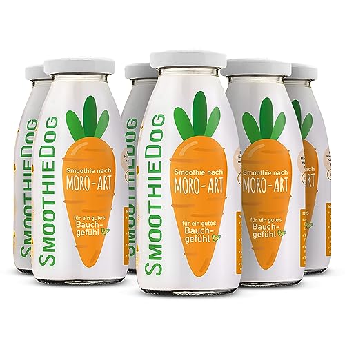 6er Pack SmoothieDog Morosuppe je 250ml - Hundesmoothie - Flüßignahrung - Hausmittel - Morosche Karottensuppe - Schonkost - bei Durchfall von SmoothieDog