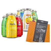 SmoothieDog Mix + Lickimat Orange 12x250 g von SmoothieDog