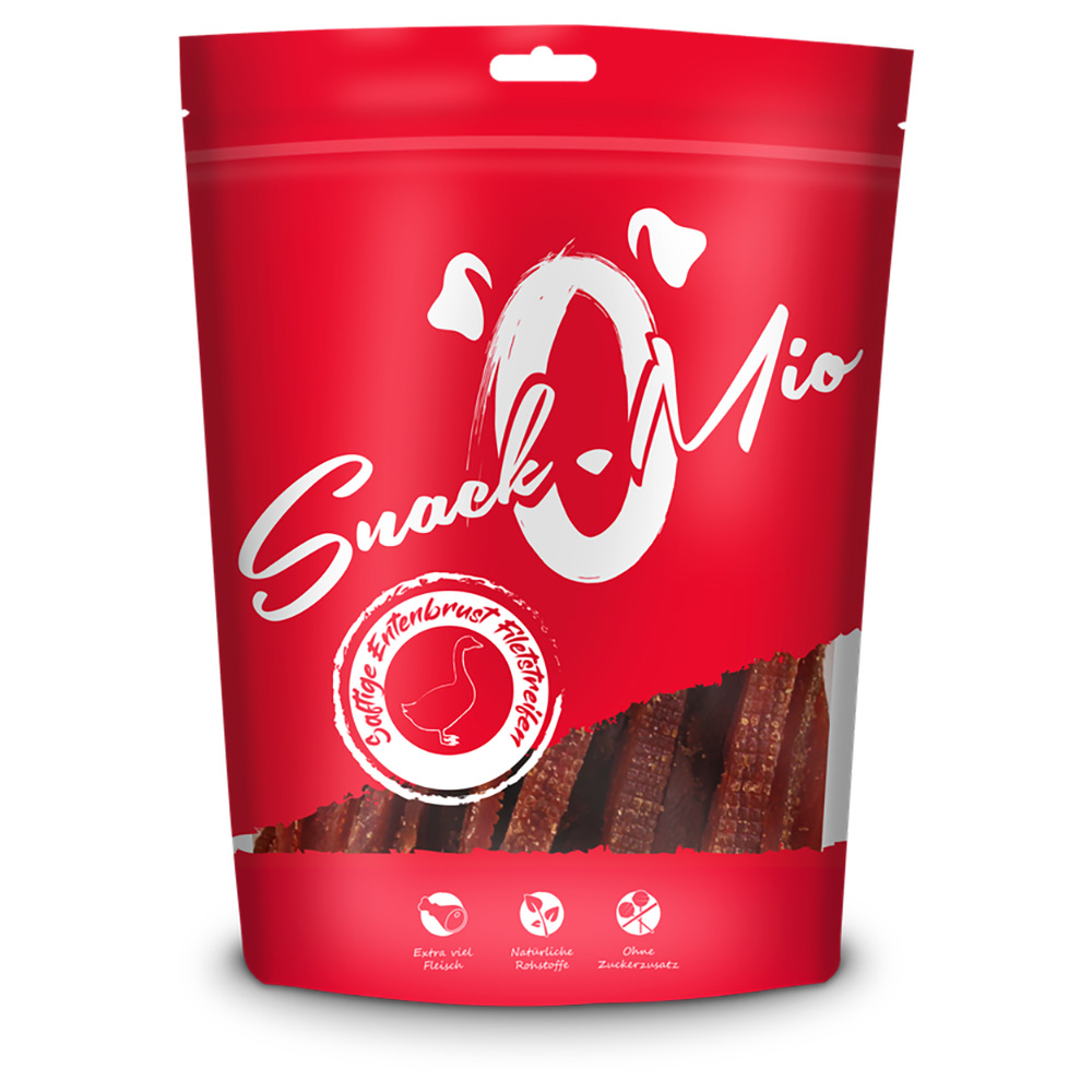 SnackOMio Saftige Entenbrust Filetstreifen - 500 g von SnackOMio