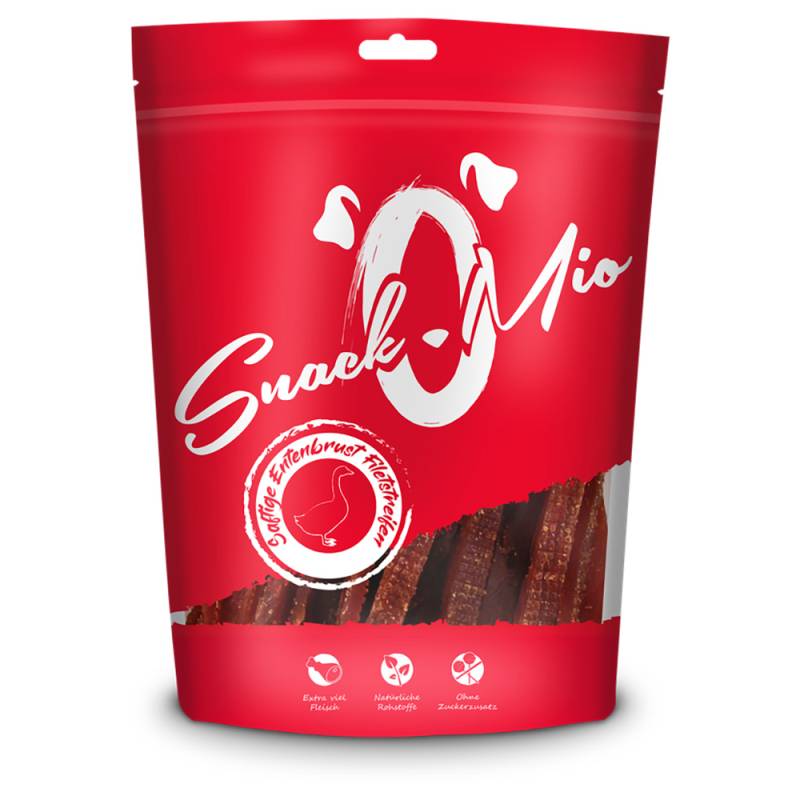 SnackOMio Saftige Entenbrust Filetstreifen - Sparpaket: 4 x 500 g von SnackOMio