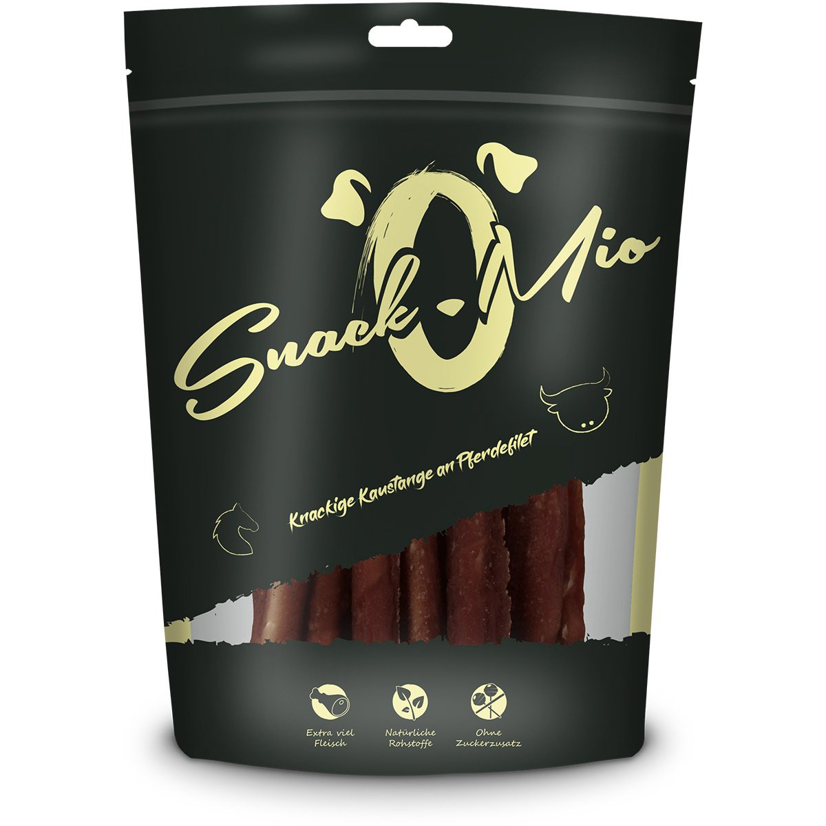 SnackOMio - knackige Kaustange an Pferdefilet 3x70g von SnackOMio