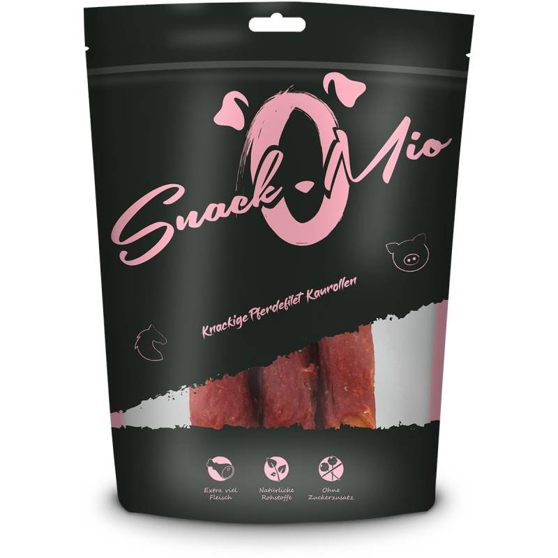 SnackOMio - knackige Pferdefilet 3 Kaurollen 150g von SnackOMio