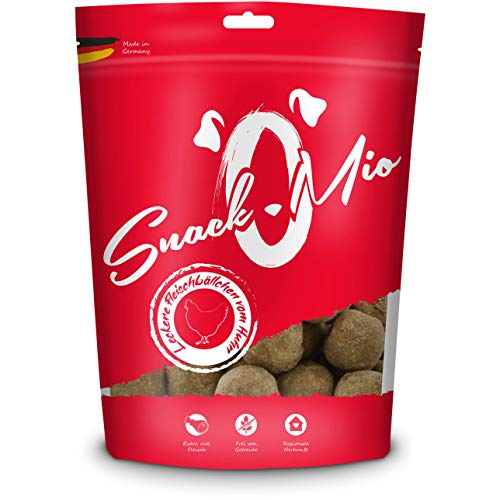 SnackOMio leckere Fleischbällchen vom Huhn 125g, 1er Pack (1 x 0.125 kilograms) von SNACKOMIO