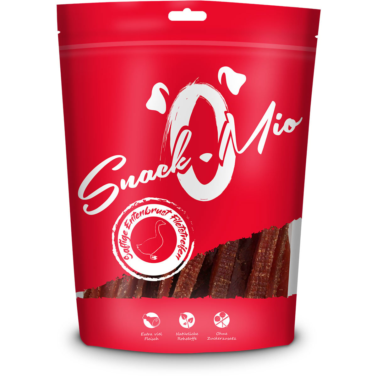 SnackOMio saftige Entenbrust Filetstreifen 3x70g von SnackOMio