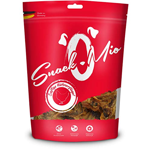 SnackOMio – Premium Hundesnack – saftige Hühnerflügel, getreidefrei, 1er Pack (1 x 1kg) von SNACKOMIO