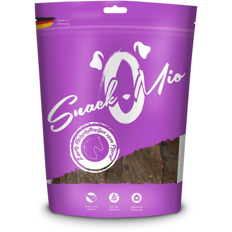 SnackOMio - zarte Fleischstreifen vom Pferd 125g von SnackOMio