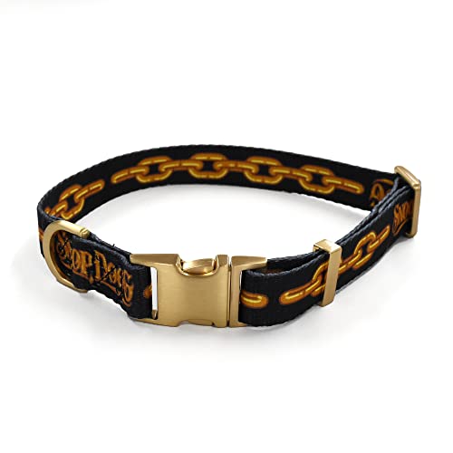 Snoop Doggie Doggs Deluxe Haustier-Halsband, Off The Chain, Größe L von Snoop Doggie Doggs