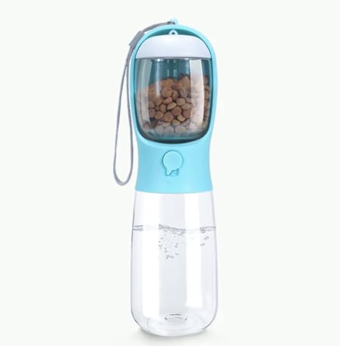 Tragbare Haustier-Wasserflasche mit Futterbehälter von Snouts Station Pet Supplies