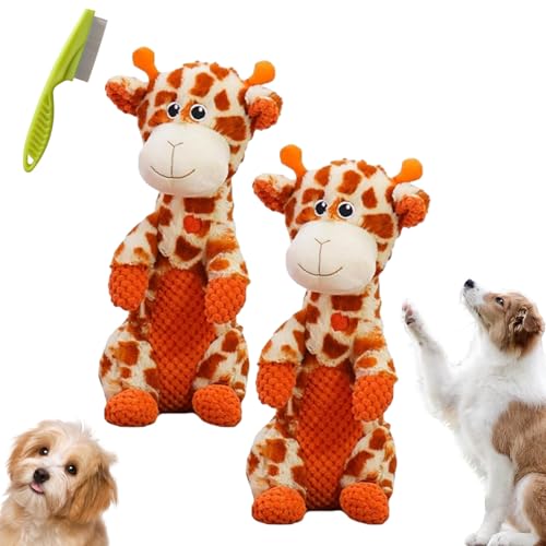 Snrtevu Durachew Hundespielzeug, Wowpetsmart Invincible Chewanimals, Wowpetsmart for Schwere Kauer, Durachew Dog Toy, Indestructible Dog Toy (Deer,2PCS) von Snrtevu