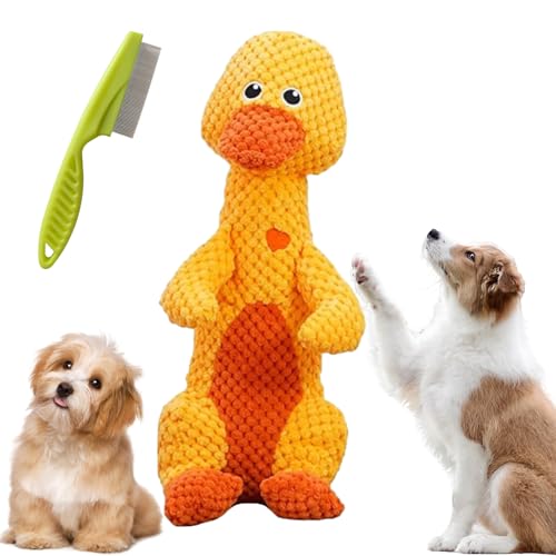 Snrtevu Durachew Hundespielzeug, Wowpetsmart Invincible Chewanimals, Wowpetsmart for Schwere Kauer, Durachew Dog Toy, Indestructible Dog Toy (Duck,1PC) von Snrtevu