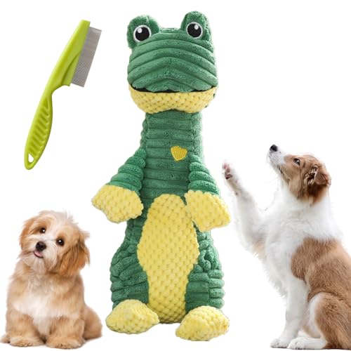 Snrtevu Durachew Hundespielzeug, Wowpetsmart Invincible Chewanimals, Wowpetsmart for Schwere Kauer, Durachew Dog Toy, Indestructible Dog Toy (Frog,1PC) von Snrtevu