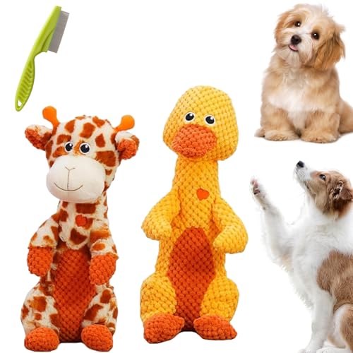 Snrtevu Durachew Hundespielzeug, Wowpetsmart Invincible Chewanimals, Wowpetsmart for Schwere Kauer, Durachew Dog Toy, Indestructible Dog Toy (MIX2,2PCS) von Snrtevu