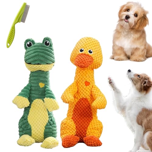 Snrtevu Durachew Hundespielzeug, Wowpetsmart Invincible Chewanimals, Wowpetsmart for Schwere Kauer, Durachew Dog Toy, Indestructible Dog Toy (MIX3,2PCS) von Snrtevu