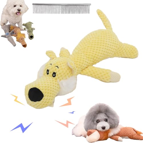 Snrtevu Wowpetsmart Invincible Chewanimals, Wowpetsmart for Heavy Chewers, Durabrite Dog Toy for Strong Chewers, Squeaky Dog Toys, Wowpetsmart Dog Toys for Large and Small Dogs (1PC-E) von Snrtevu