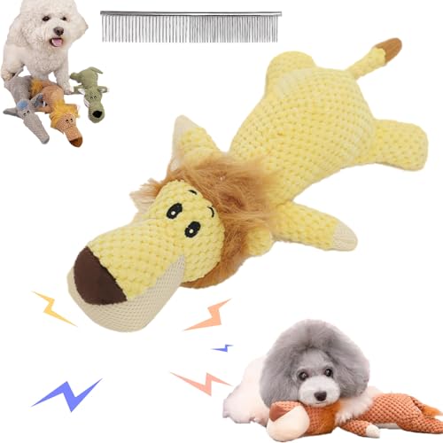 Snrtevu Wowpetsmart Invincible Chewanimals, Wowpetsmart for Heavy Chewers, Durabrite Dog Toy for Strong Chewers, Squeaky Dog Toys, Wowpetsmart Dog Toys for Large and Small Dogs (1PC-F) von Snrtevu