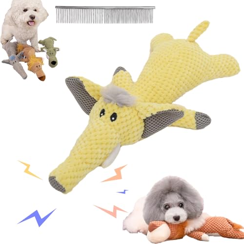 Snrtevu Wowpetsmart Invincible Chewanimals, Wowpetsmart for Heavy Chewers, Durabrite Dog Toy for Strong Chewers, Squeaky Dog Toys, Wowpetsmart Dog Toys for Large and Small Dogs (1PC-G) von Snrtevu