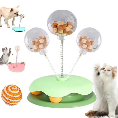 Wackelndes Hundeleckerli Spielzeug, Wackelndes Hunde Leckerli Spielzeug, Food Dispenser Cat Toy, 3 In 1 Interaktives Hundespielzeug Hilfe Bei Der Verdauung Intelligenzspielzeug (Style-2) von Snrtevu