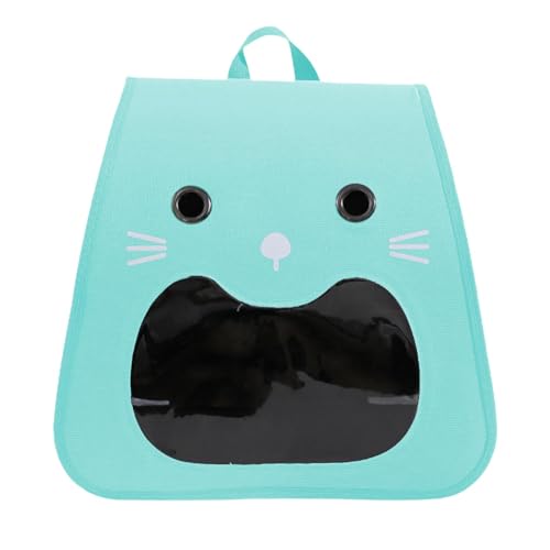 Cat Backpack Carrier, Breathable Puppy Carrier, Portable Pet Carrying Bag, Smiling Face Pet Carrier, Foldable Pet Travel Bag, Pet Backpack for Cats Breathable Cat Carrier Backpack Portable Pet Travel von Snsengg